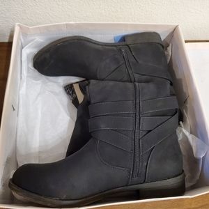 Justfab Mid-calf Sweater Cuff Boots